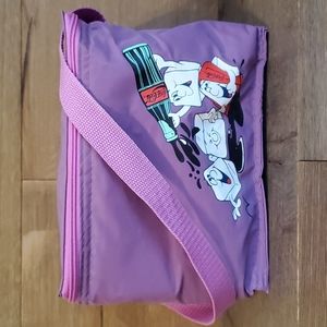 Vintage Coca-Cola 6pk Purple Cooler Lunchbox Thermal Insulated Bag